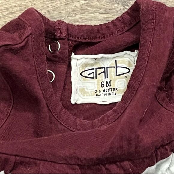 Garb Baby Girl Dress Maroon and White Minnesota Duluth Bulldogs Size 6M - Picture 6 of 6